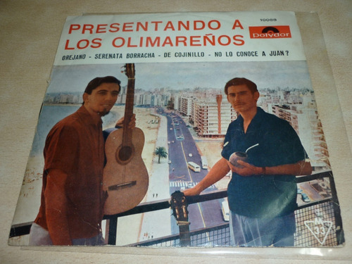 Los Olimareños Presentando Simple Argentino 1962 Rarisimo