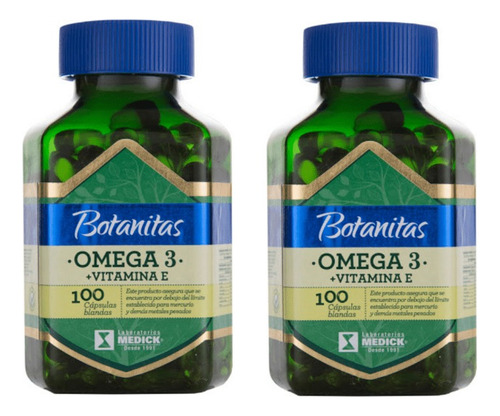  Botanitas Omega3 + Vitamina E 
