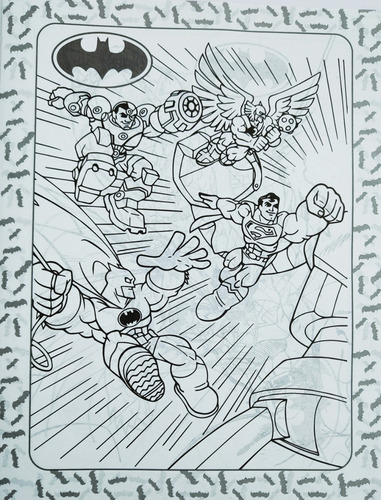 20 Libro Para Colorear Batman + 20 Cajitas Crayones (8) :)