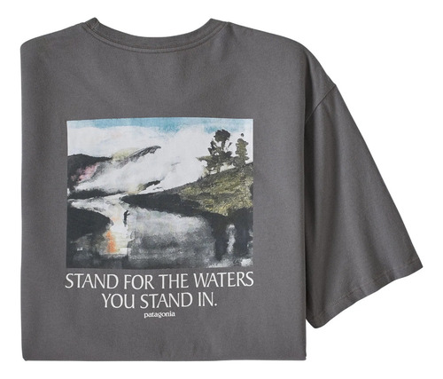 Remera Patagonia Stand For The Waters Hombre Manga Corta