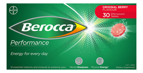 Berocca Performance Original Berry 30 Tabletas Efervescentes