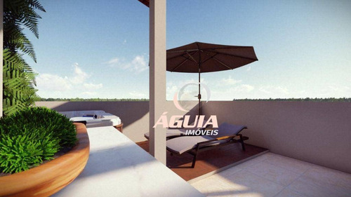 Imagem 13 de 15 de Cobertura Com 2 Dormitórios À Venda, 59 M² Por R$ 597.000,00 - Vila Curuçá - Santo André/sp - Co1048