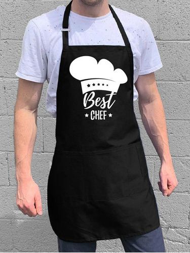 Delantal Estampado Best Chef Personalizado 