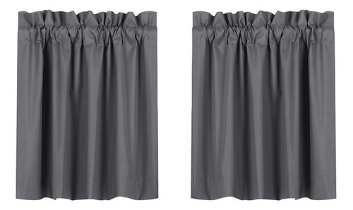 Valea Home Blackout Tiers Cortina Para Barra De Ventana Pequ