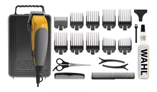 Cortadora De Cabello Wahl 20 Piezas Kit Completo Amarillo