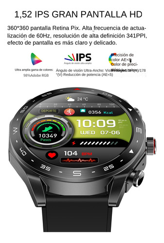Reloj Inteligente 2 En 1 Con Auriculares Bluetooth