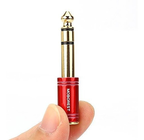 Adaptador De Auriculares Moborest 4pcs 1/4puLG A 3.5mm Trs