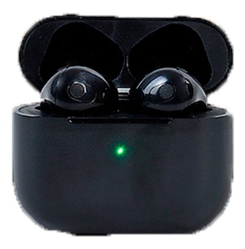 Audifonos Inalambricos Touch Oem Compatible iPhone Y Android Color Negro Color de la luz Blanco