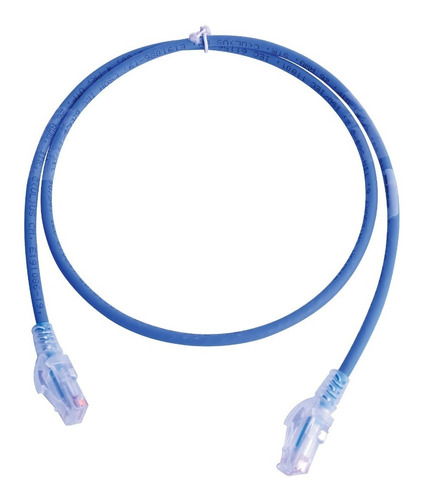 Patch Cord Utp Linkedpro Cat6 1.0m Azul 28awg