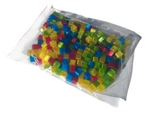 Comprar Cubitos Fichas Tokens X50 Traslucido Juego De Mesa Marcador