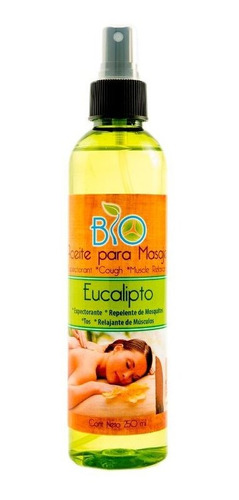 Aceite De Eucalipto 250ml Masaje Tos-musculos-espectorante