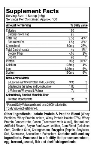 Proteína Muscletech Nitro Tech Performance 10 Lb Vainilla