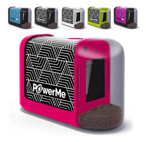 Powerme Electric Pencil Sharpener, Battery Operated, Vari Sb