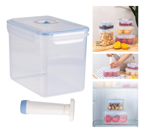 Contenedor De Vacío Frige Recipiente Sellado Al Vacío Para