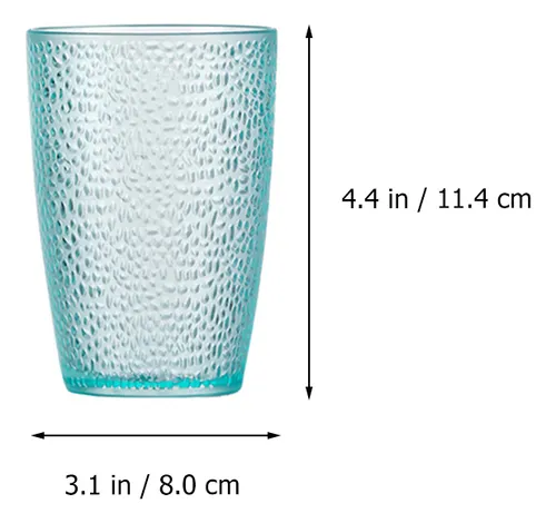 Taza De Agua Acrílica De Color Transparente, 5 Unidades, Taz