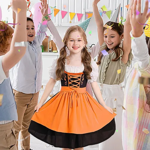 Disfraz De Alemán Para Niños Disfraz De Niña Alemana Vestido