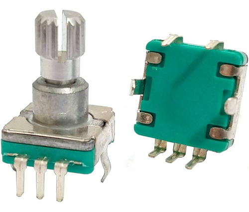 Imagem 1 de 2 de Potenciômetro Encoder Pioneer Hbuster Estriado Com Chave