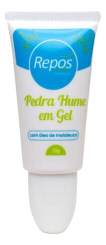 Pedra Hume Em Gel Com Óleo Melaleuca Repós 10g Manicure