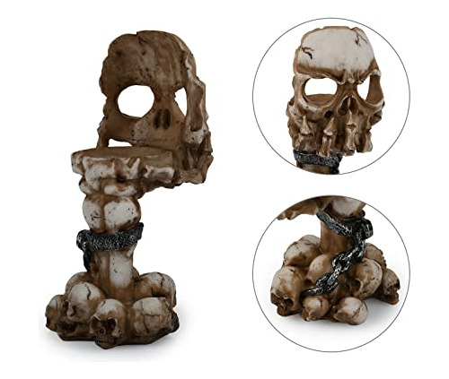 Ds. Estilo Distintivo Calavera Portavelas 6.3 Frq2g