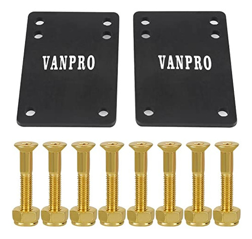 Elevadores De Monopatín De Goma Vanpro Trucks Pad 1/8 Para P