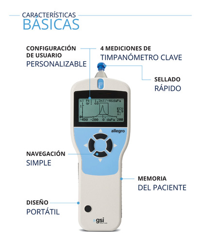 Timpanómetro De Tamiz Gsi Allegro Timpanometría 226