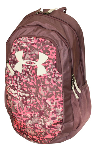 Mochila Deportiva C/ Bolsillo Malla Lateral-camuflaje Rosado