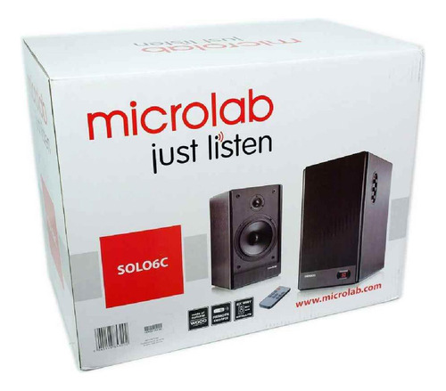 Monitor Referência Áudio Microlab Solo 6c 100w Caixa Som 2.0