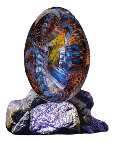 Decoração Ornamental De Ovo De Dragão De Lava, Estátua De Ov