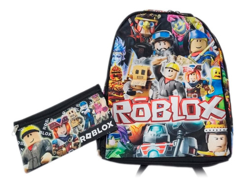 Combo Morral Roblox Maleta + Cartuchera