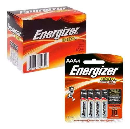 Pilas Energizer Aaa Distroficial  X 40  Venta Mayor Y Menor