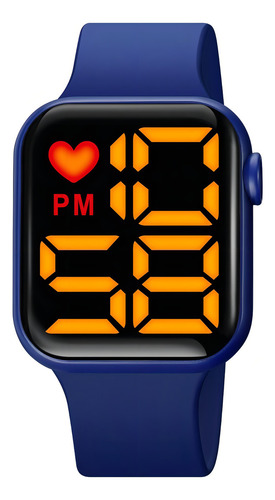 Reloj Pulsera Digital Skmei 1876 Con Correa De Pu Fondo Bu