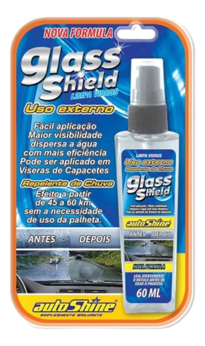Cristalizador Repelende De Chuva Glass Shield - 60ml