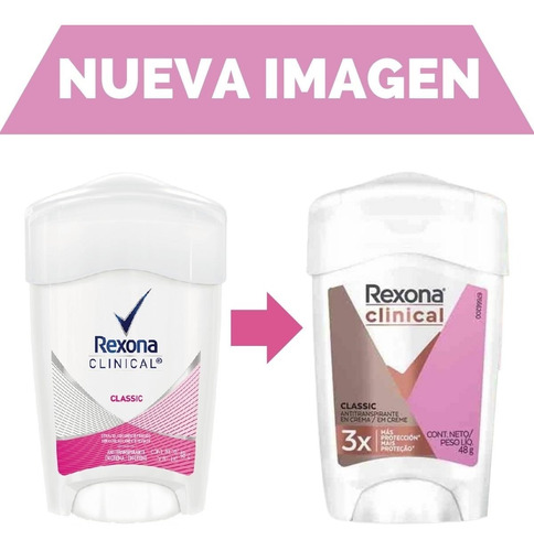  Desodorante Rexona Clinical Mujer 48 Gr