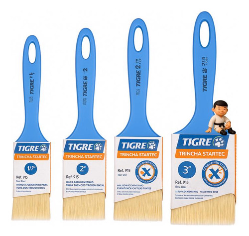 Kit Com Trinchas Tigre Startec 915 3 , 2 1/2 , 2 E 1 1/2