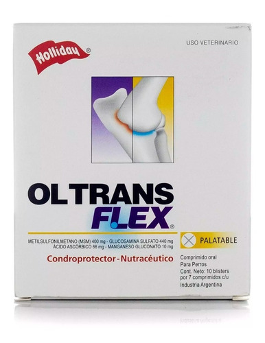 Ol Trans Flex Holliday 70 Comprimidos