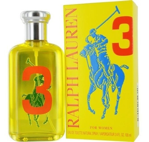 Perfume Ralph Lauren Big Pony #3 3.4 Oz Edt Dama.