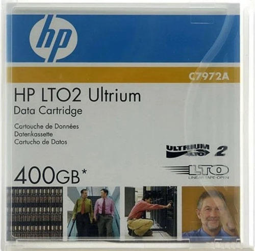 Cartucho De Datos Hp C7972a Lto Ultrium 2 (200gb - 400gb