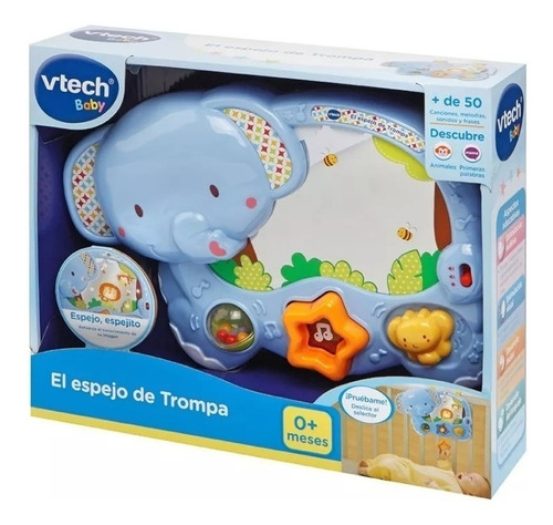 Espejo De Trompa C/ Luces Y Sonidos Para Cuna Vtech  2622