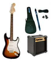 Comprar Pack Guitarra Electrica Stratocaster Squier Affinity + Ampli