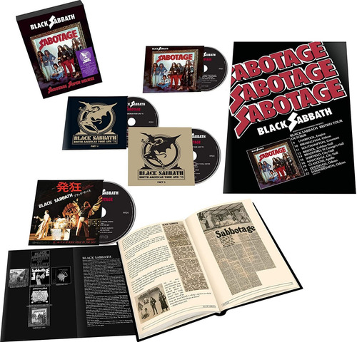 Black Sabbath - Sabotage Super Deluxe [ 4cd ] Box Lacrado