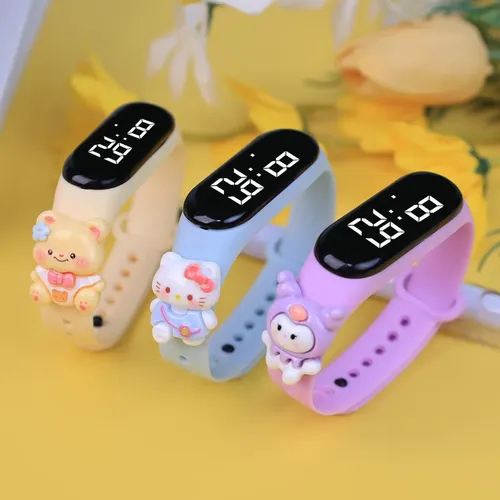 Zx /18pcs Reloj Digital Led Colores Niños Regalo Mayoreo Er