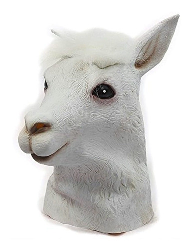 Máscara De Látex Natural Para Cabeza Gmasking, Alpaca