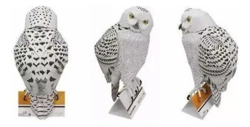 Projeto Coruja Harry Potter Em Papel Maquete Artesanal Pdf