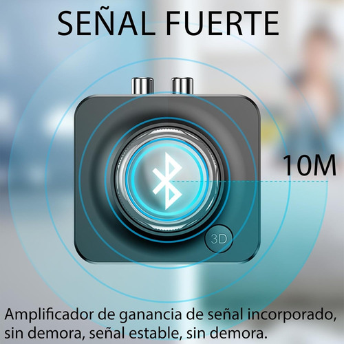 Adaptador De Audio Bluetooth 5.0, Receptor 2 En 1 De Sonido