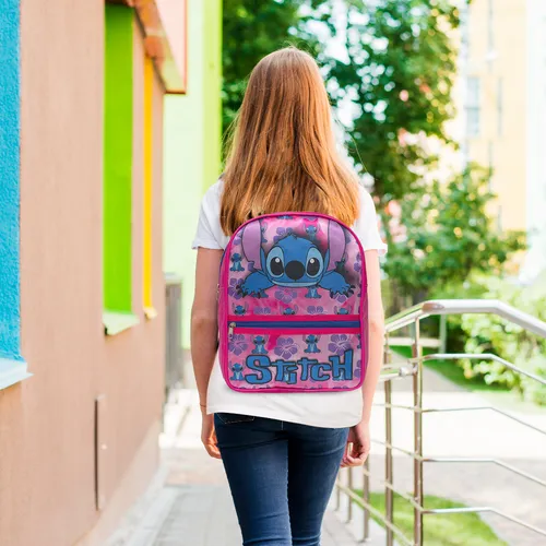 Bolsa Mochila Escolar Lilo Stitch Juvenil Costas MercadoLibre
