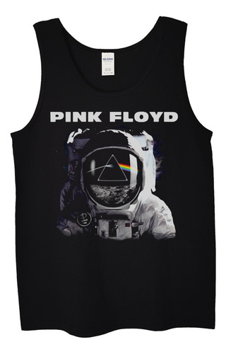Polera Musculosa Pink Floyd Astronauta Rock Abominatron