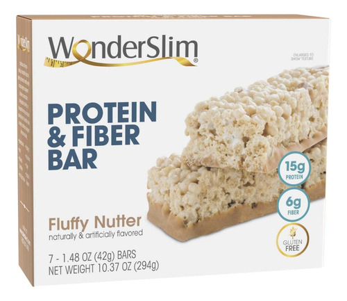 Wonderslim Barra De Protena Y Fibra  Nombre Del Sabor, Bajo