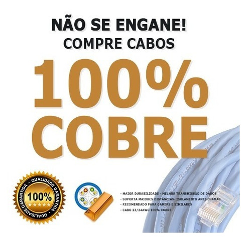 Imagem 4 de 8 de Caixa De Cabo Cat6 Mpt 100 Metros 100% Cobre