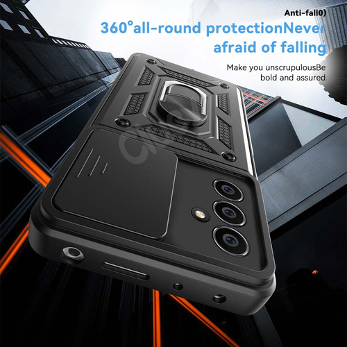 Funda Blindada A Prueba De Golpes Para Samsung A06 A16 A26 A36 A56 A05 A05s A15 A25 A35 A55 5g 4g Funda De Teléfono Con Soporte Para Coche