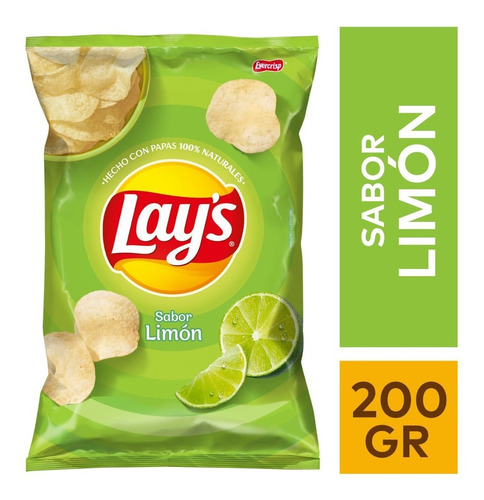 Papas Fritas Lays Limón 200g